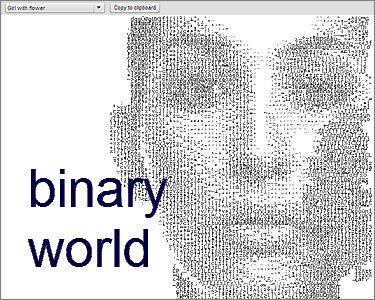 HUMAN MACHINE INTERFACE CONVERSION BINARY TO ASCII BINARY WORLD 